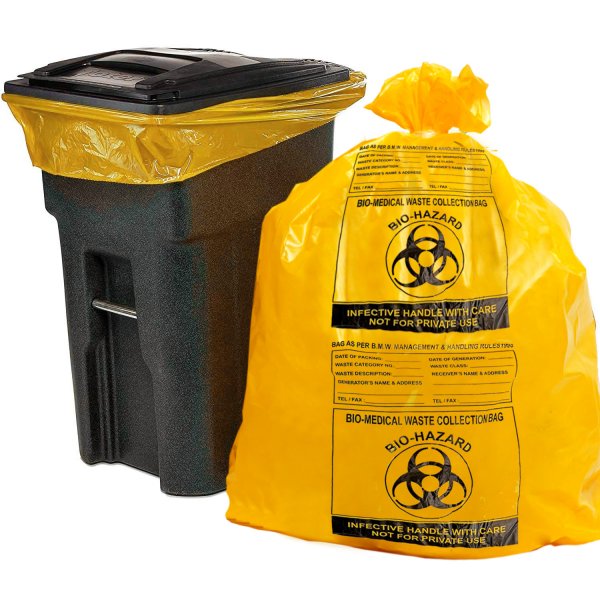 Biohazard Waste Bags & Bin